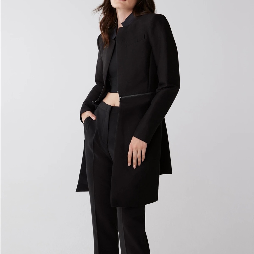 BCBG ARELIA LONG BLAZER - Black
